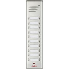 AUDIO 004845 E20 Çift Butonlu Zil Panel 20 Buton