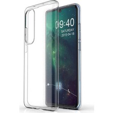 Case Street Xiaomi Mi Note 10 Lite Kılıf Süper Silikon Yumuşak Arka Koruma Şeffaf