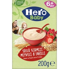 Hero Baby Sütlü Kırmızı Meyveli  8 Tahıllı