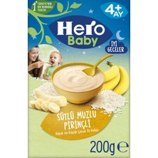 Hero Baby Sütlü Pirinçli Muzlu Kaşık Mama 200g