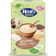 Hero Baby Sütlü 8 Tahıllı Peynirli Pekmezli Kaşık Mama 200g