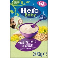 Hero Baby Sütlü 8 Tahıllı Rezeneli Kaşık Mama 200g