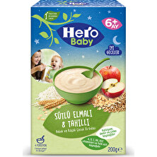 Hero Baby Sütlü 8 Tahıllı Elmalı Kaşık Mama 200g