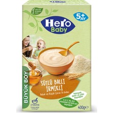 Hero Baby Sütlü İrmikli Ballı Kaşık Mama 400g