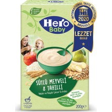 Hero Baby Sütlü 8 Tahıllı Meyveli Kaşık Mama 200g