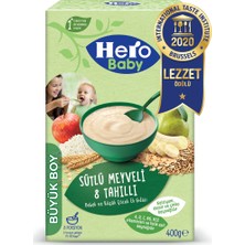 Hero Baby Sütlü 8 Tahıllı Meyveli Kaşık Mama 400g