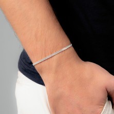Ventino Silver Gurmet Zincir Gümüş Erkek Bileklik