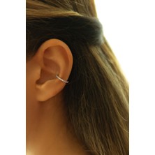 By Barun Beyaz Taşlı Halkalı Kıkırdak - Rose