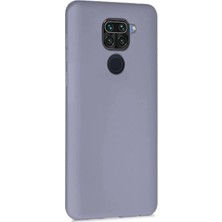 Logis Xiaomi Redmi Note 9 Kılıf Liquid Içi Kadife Lansman Velvet Silikon