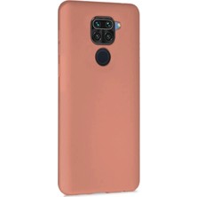 Logis Xiaomi Redmi Note 9 Kılıf Liquid Içi Kadife Lansman Velvet Silikon