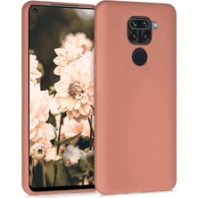 Logis Xiaomi Redmi Note 9 Kılıf Liquid Içi Kadife Lansman Velvet Silikon