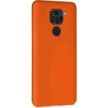 Logis Xiaomi Redmi Note 9 Kılıf Liquid Içi Kadife Lansman Velvet Silikon