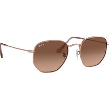 Ray-Ban Rb 3548n 9069/A5 51-21 Unisex Güneş Gözlüğü Hexagonal