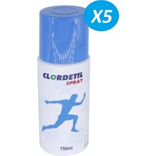 Clordetil Soğutucu Sprey 150 ml - 3 Kutu