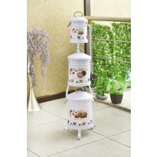 Yıldıray Metal 3'lü Patates Soğan Sarımsak Kova Seti