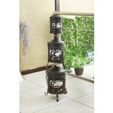 Yıldıray Metal 3'lü Patates,soğan,sarımsak Kova Seti