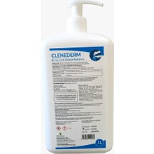 Clenederm Antibakteriyel Sıvı El ve Cilt Dezenfektanı 1 lt Pompalı