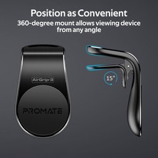 Promate Airgrip-3 Telefon Tutucu Mıknatıslı 360 Derece