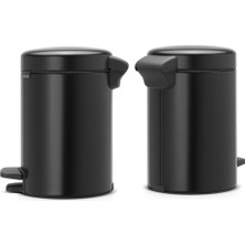 Brabantia Çöp Kutusu Newicon Pedallı 3 Lt  Mat Siyah