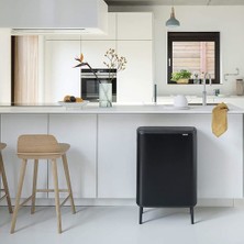Brabantia Çöp Kutusu 60 Lt Bo Touch Dokunmatik Kapak Matt Siyah