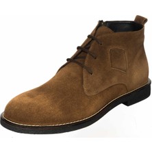Costo Shoes CS501 Tarçın Dana Süet Rahat Kalıp Kauçuk Taban Erkek Vip Bot