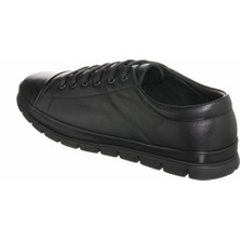 Costo Shoes EU1840 Siyah Deri 4 Mevsim Erkek Ayakkabısı