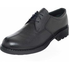 Costo Shoes S946 Siyah Deri Mevsimlik Erkek Ayakkabı Rahat Geniş Kalıp