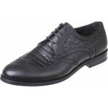 Costo Shoes US190503 Siyah El Işçiliği Erkek Ayakkabısı