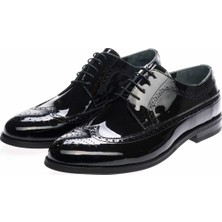 Costo Shoes US190504 Siyah El Işçiliği Erkek Ayakkabısı