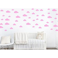 Hediye Postası Bulut Duvar Sticker 100 Adet Mix