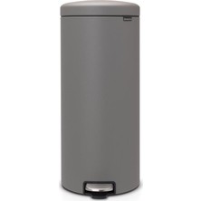 Brabantia Çöp Kutusu 30 Lt Newicon Pedallı Beton Gri