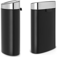 Brabantia Çöp Kovası 40 Litre Bo Touch Bin Dokunmatik Siyah