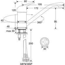 Barka MM6700/20 Musluk Sıcak-Soğuk