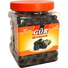 Gür Zeytincilik Doğal Yağlı Salamura Siyah Zeytin(Gemlik Zeytini) 1 kg