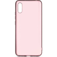 Gpack Xiaomi Redmi 9A Kılıf Premier Silikon Koruma + Nano Glass Bronz