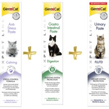 Gimcat Anti-Stress Paste 50 gr + Gimcat Gastro Paste 50 gr + Gimcat Urinary Paste Kedi Macunu 50 gr ARDA021