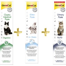 Gimcat Gastro Paste 50 gr + Gimcat Kitten Paste 50 gr + Gimcat Urinary Paste Kedi Macunu 50 gr ARDA021