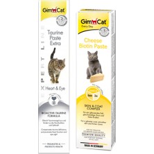 Gimcat Taurinli Kedi Macunu 50GR + Gimcat Cheese Paste Biotin Peynirli Kedi Macunu 50 gr