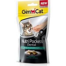 Gimcat Nutri Pockets Dental Kedi Ödül Tableti 60 gr x 5 Paket