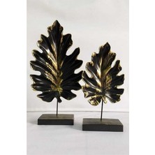 Art Home Dekoratif Amazon Obje Siyah 2'li