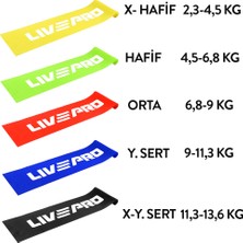 Livepro LP8413-XL Pilates Bandı X-Hafif Sert