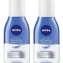 Nivea Çift Etkili Göz Makyaj Temizleyici Göz Çevresi 2 Adet 125 ml