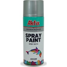 Akfix Akrilik Sprey Boya 400ml Alüminyum Jant Efekt