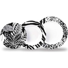 Korkmaz Natura Collection 24 Parça Yuvarlak Yemek Takımı