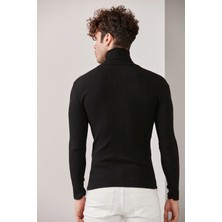 Catspy Erkek Lycra Boğazlı Triko Kazak