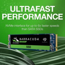 Seagate Barracuda 510 250GB 3100-1200MB PCIe Gen3 X4 NVMe M2 SSD