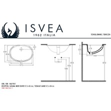Isvea Soluzione Tezgahaltı Lavabo 57 cm