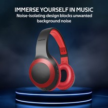 Promate Laboca Bluetooth Kulaklık Kulaküstü Kulaktan Kontrollü HD 5 Saat Çalışma LED