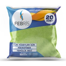 Febris 20'li Ultra Mikrofiber Temizlik Bezi