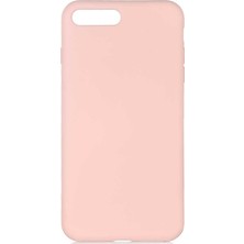 Case Street Apple iPhone 8 PLUS Kılıf LSR Lansman Görünüm İçi Süet Silikon Bronz